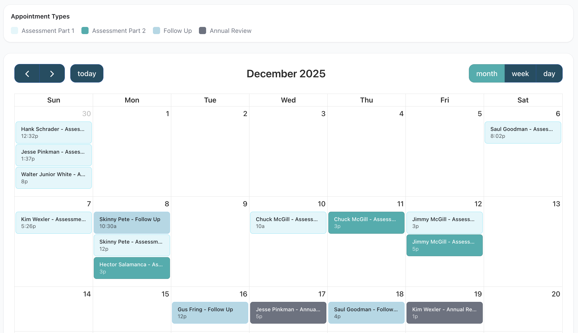 SmartFlow ADHD AI-generated clinical assessment summary with clinician review controls